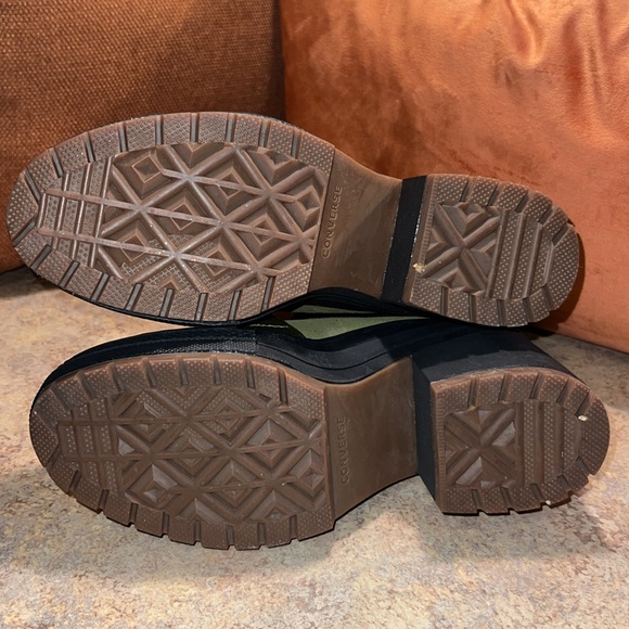 Olive green women’s converse combat boot. Size 8.5 no box - Picture 4 of 6